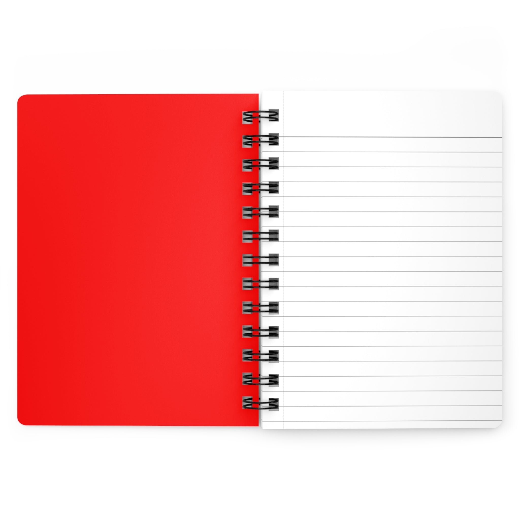 Red Spiral Bound Journal — Classic Red Spiral Notebook