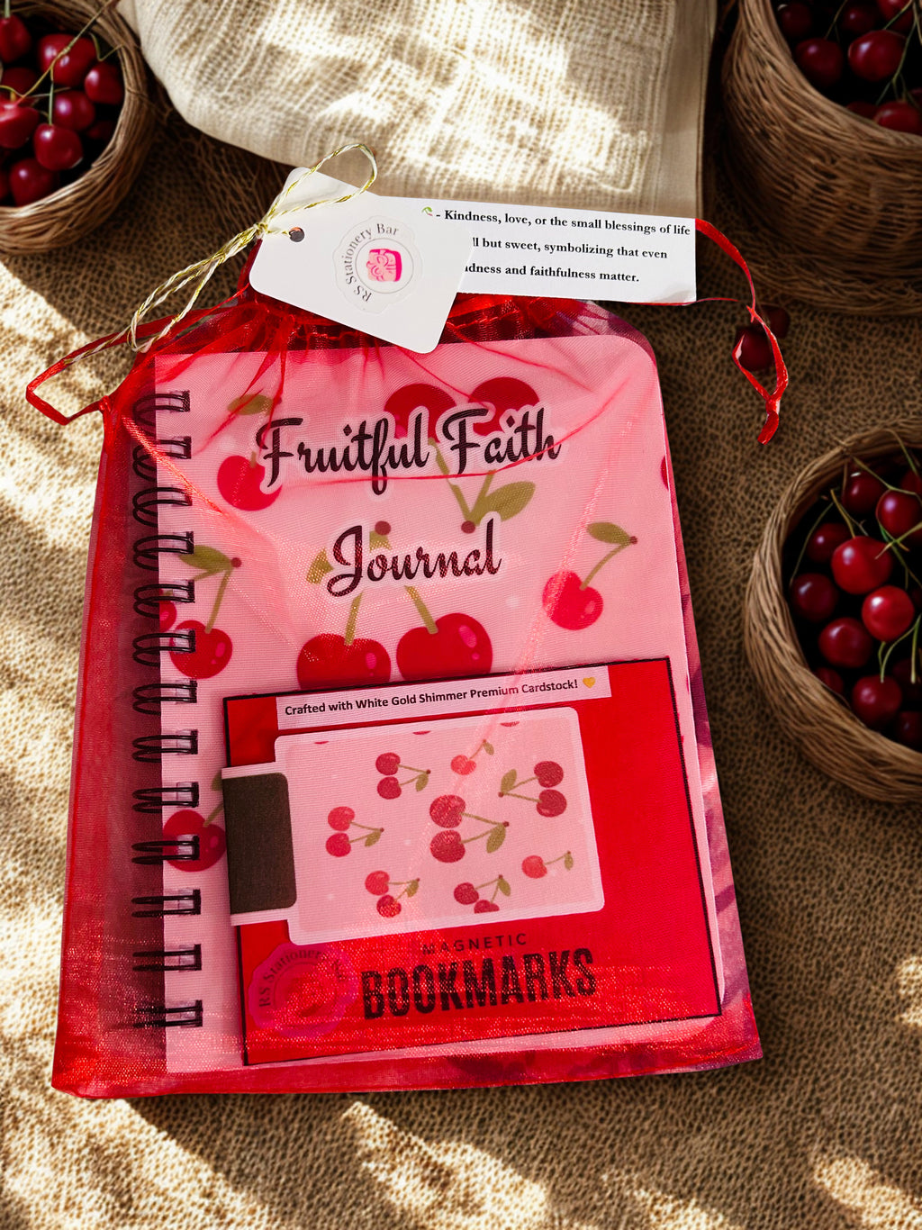 Cherry Pastel Fruitful Faith Journal