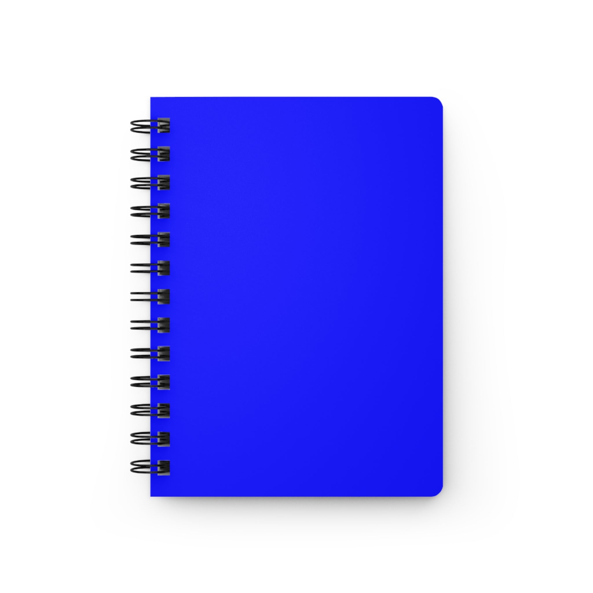 Blue Spiral Bound Journal — Blue Spiral Notebook