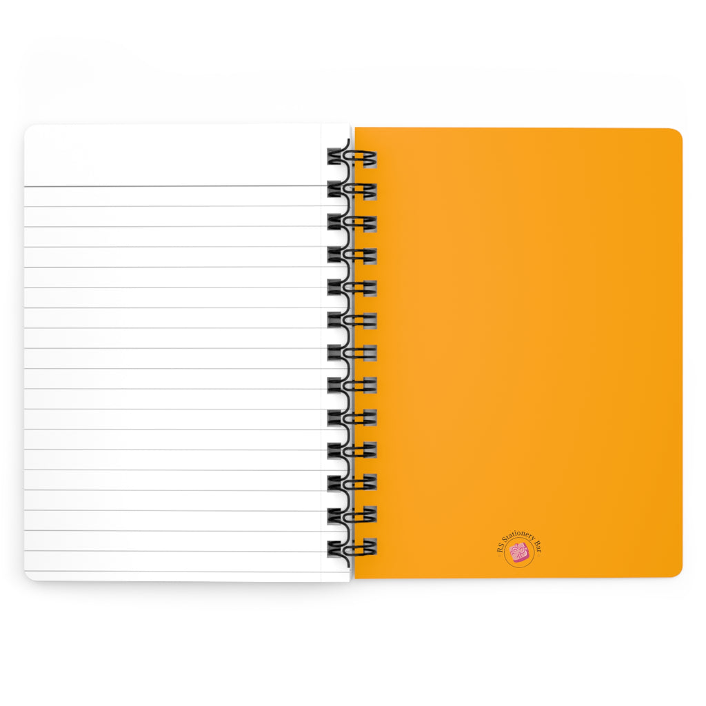 Orange Spiral Notebook — Spiral Bound Journal