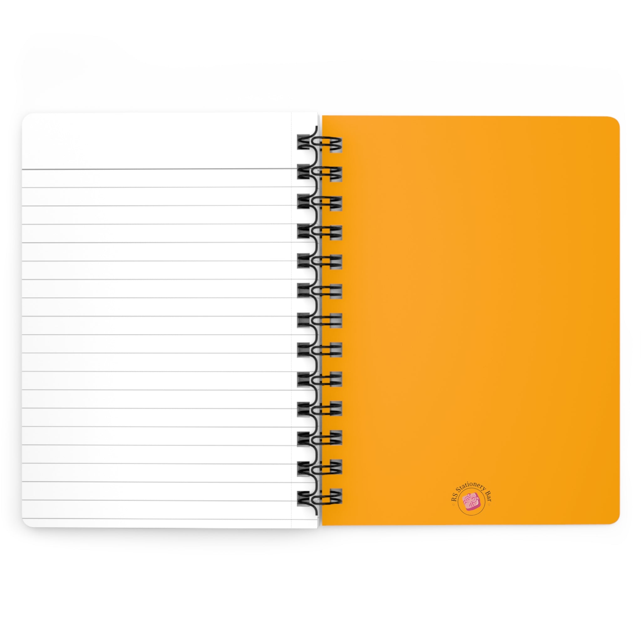 Orange Spiral Notebook — Spiral Bound Journal