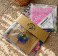 The Lined Floral Cotton Candy Petals Notebook Set