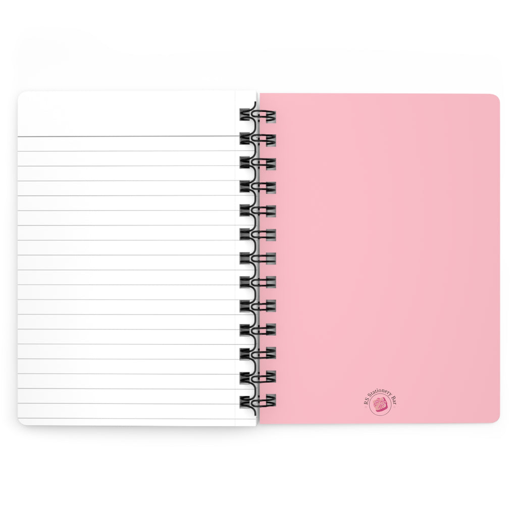Pink Spiral Notebook — Spiral Bound Journal