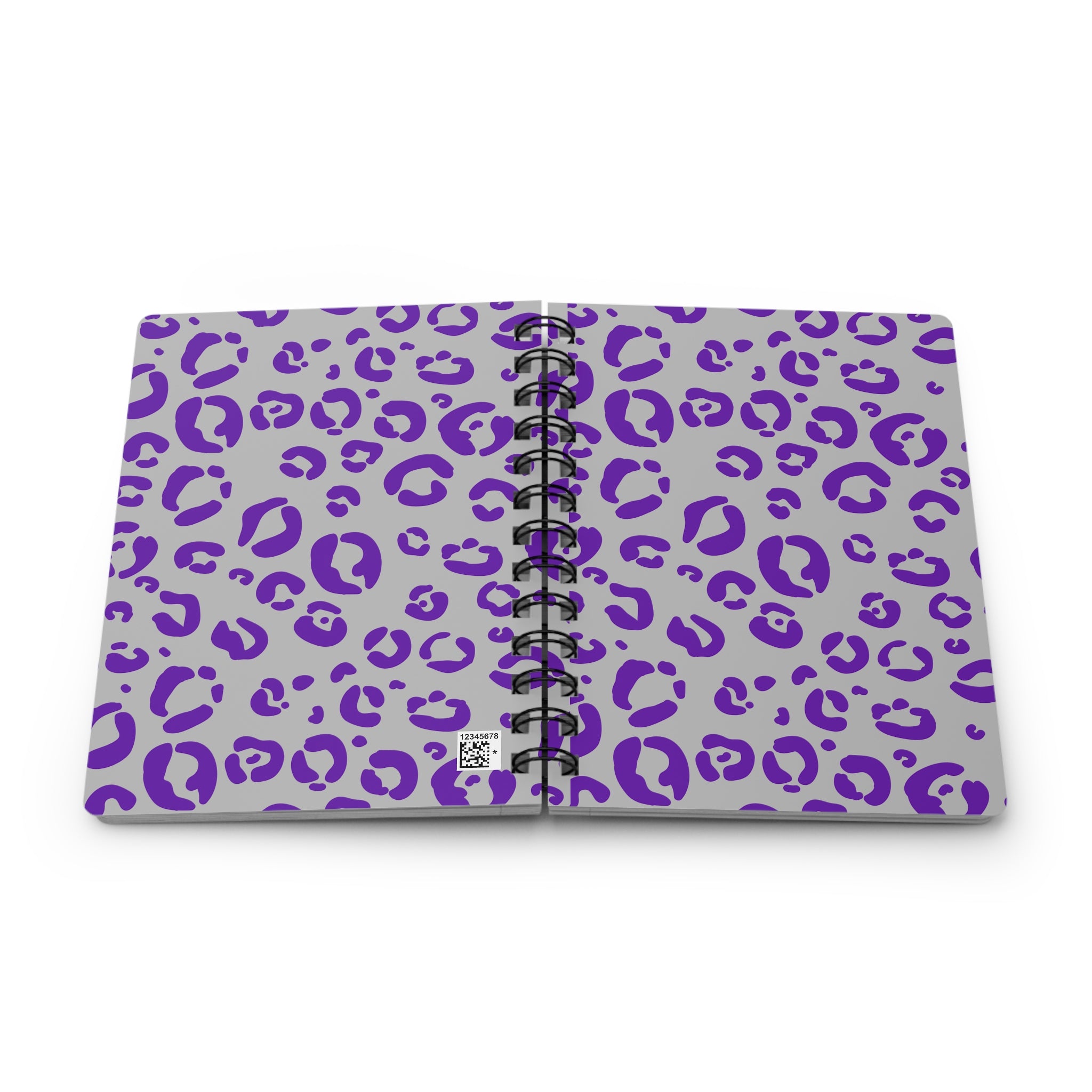 Purple - Leopard Cheetah Animal Print Notebook