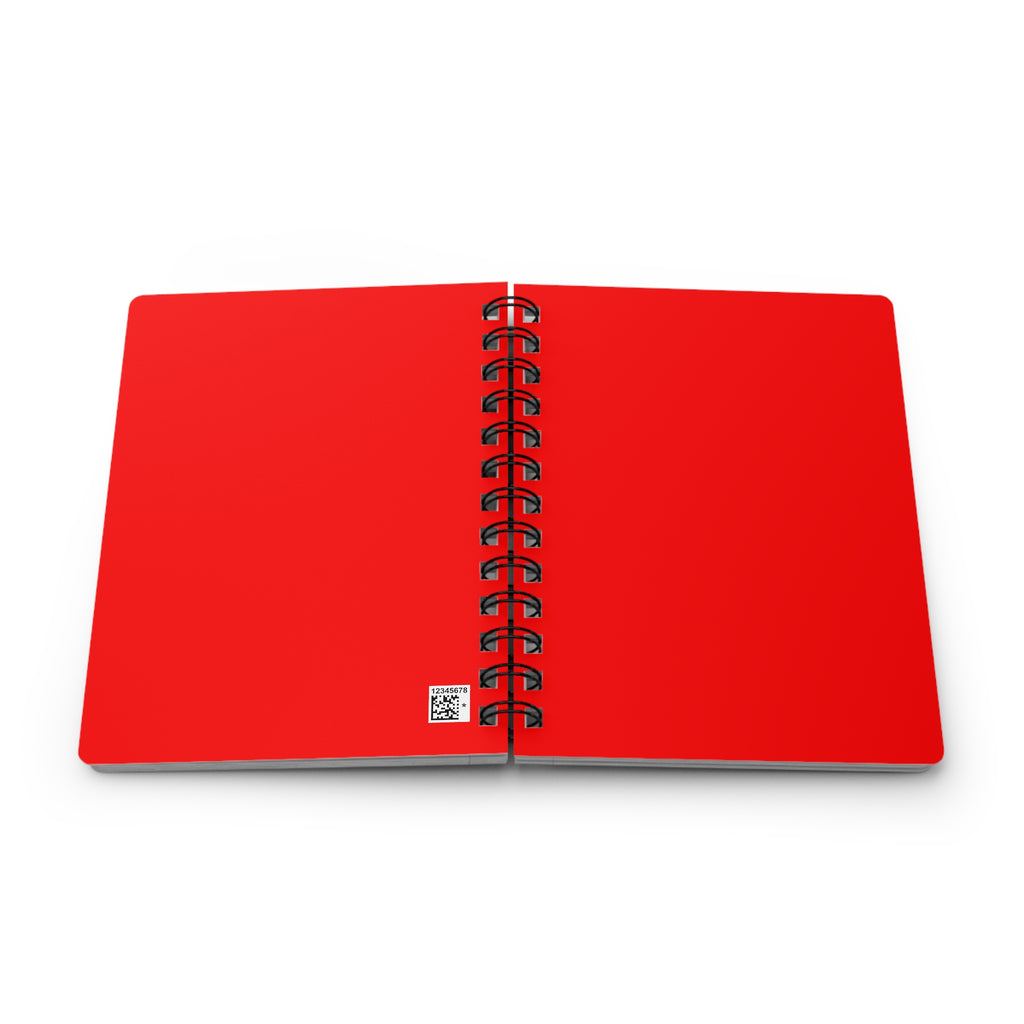 Red Spiral Bound Journal — Classic Red Spiral Notebook