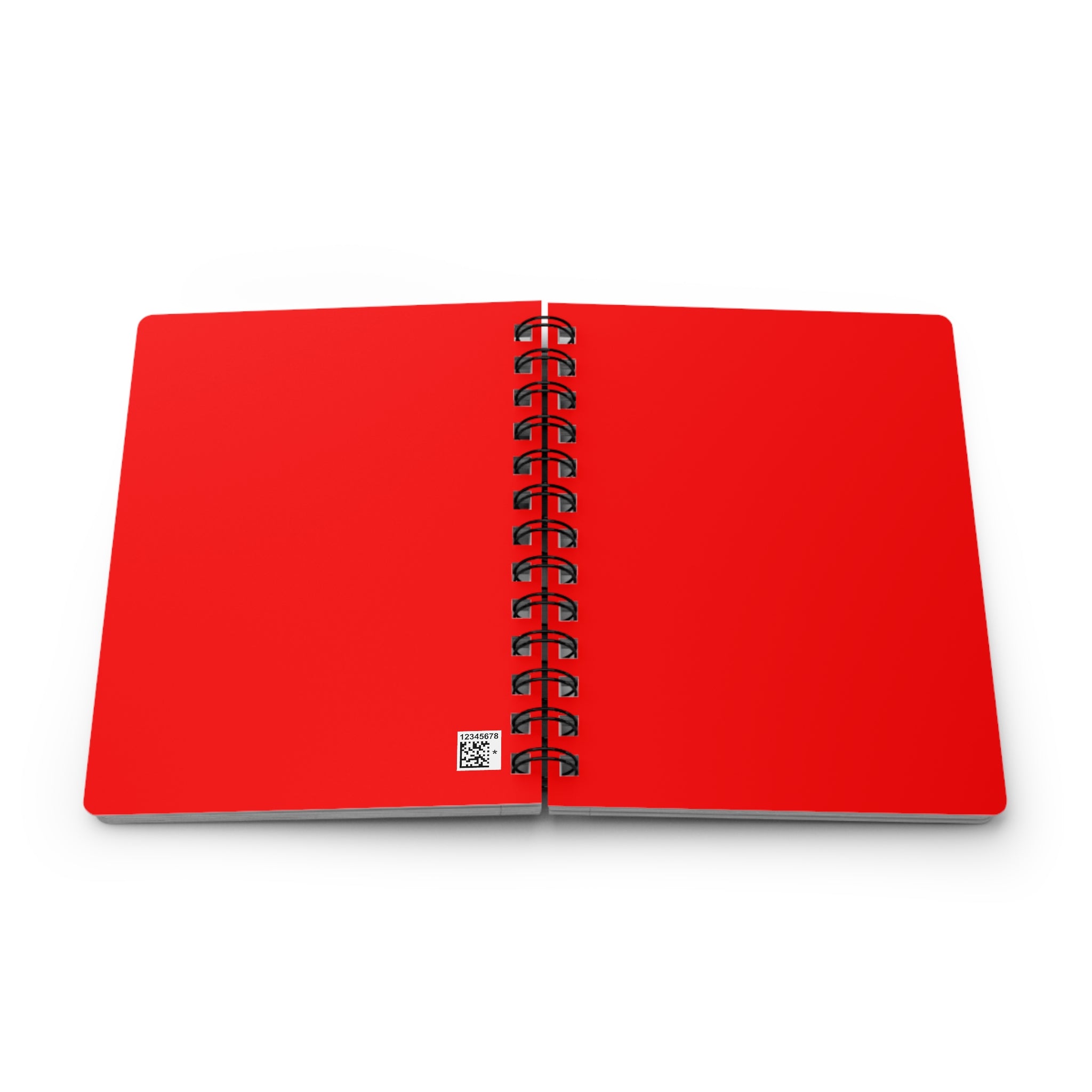Red Spiral Bound Journal — Classic Red Spiral Notebook