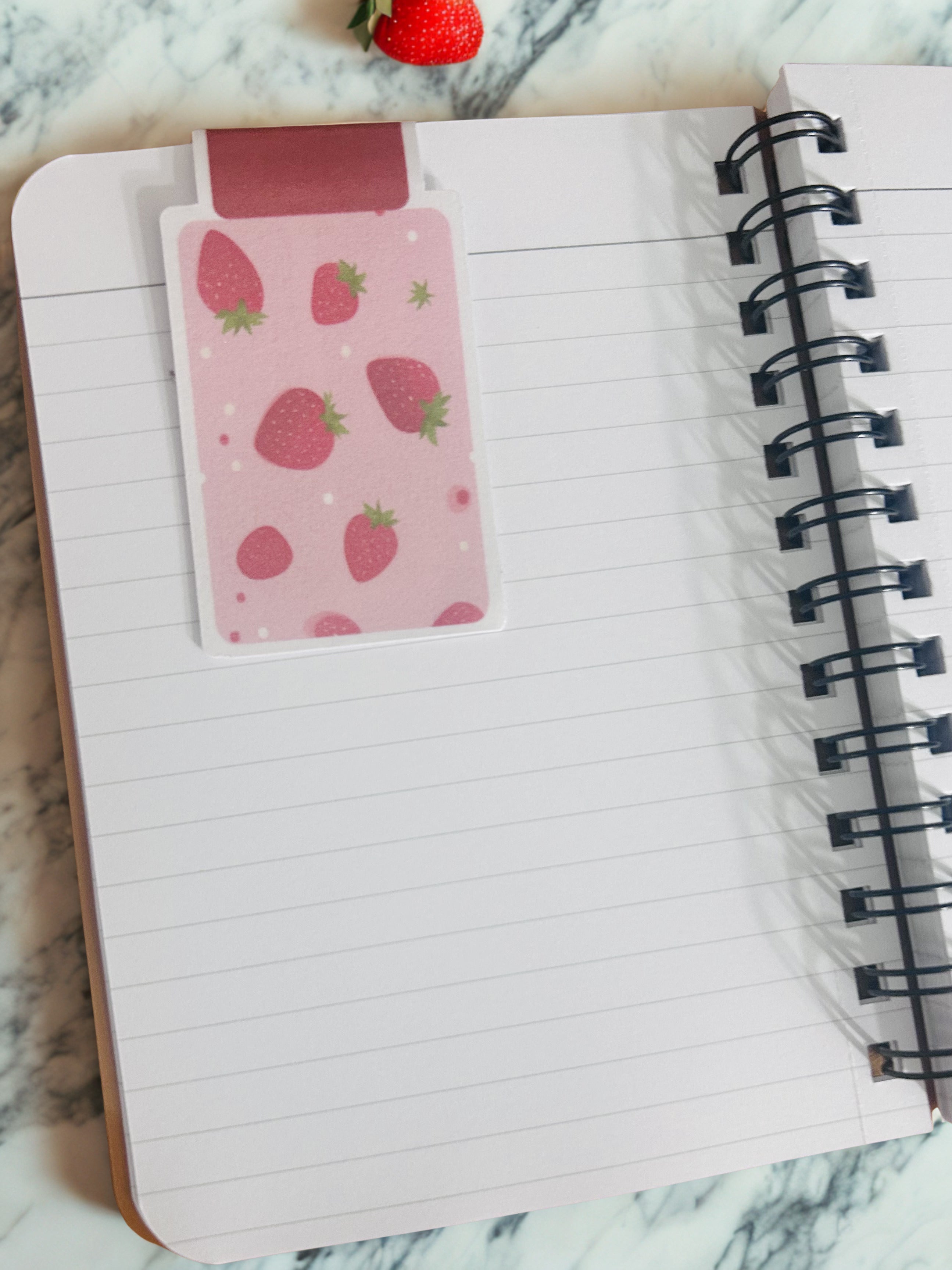 Strawberry Fruit-Inspired Luxe Notebook Set