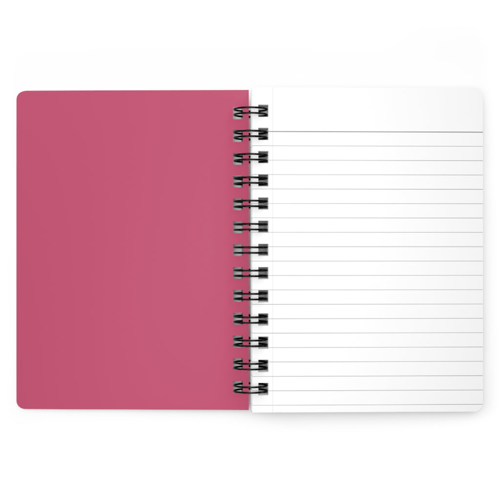 Floral Cotton Candy Petals Luxe Glitter Notebook