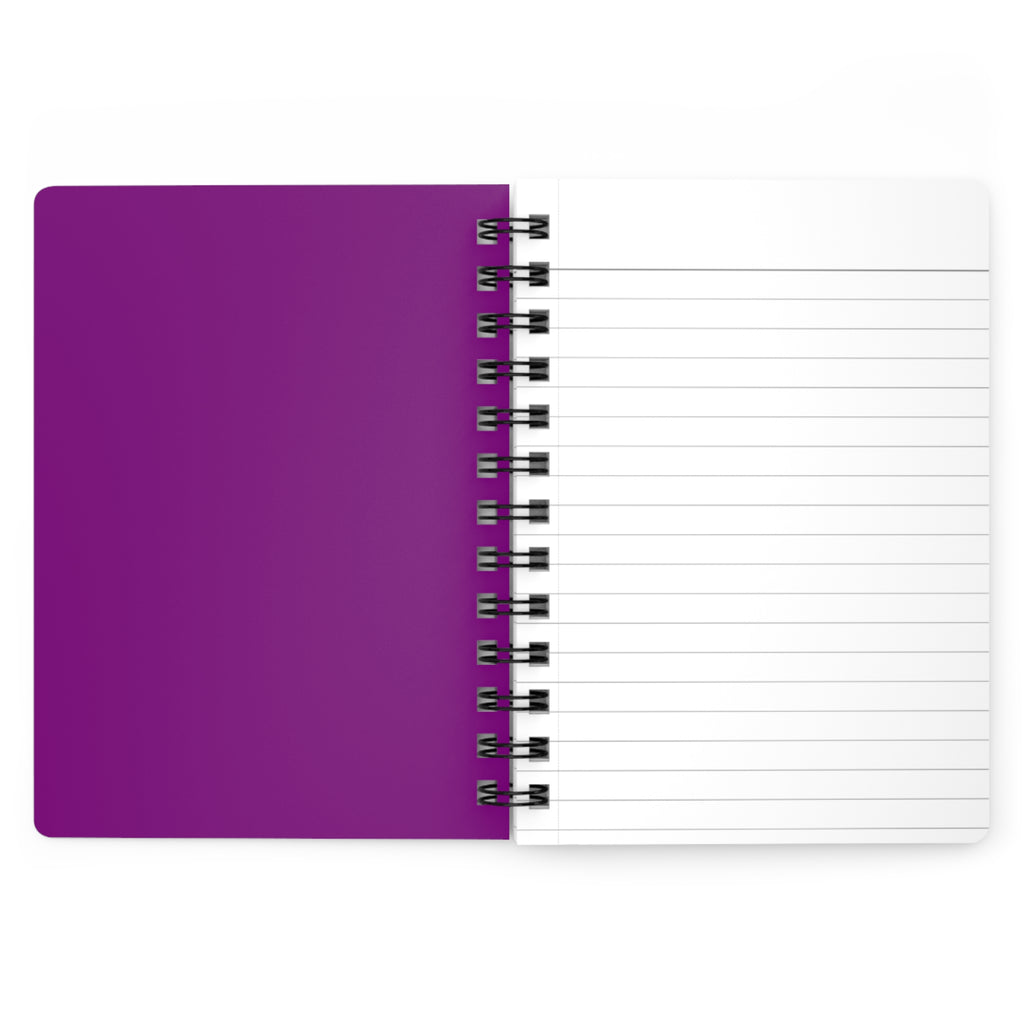 Purple Bright Spiral Journal — Spiral Bound Notebook