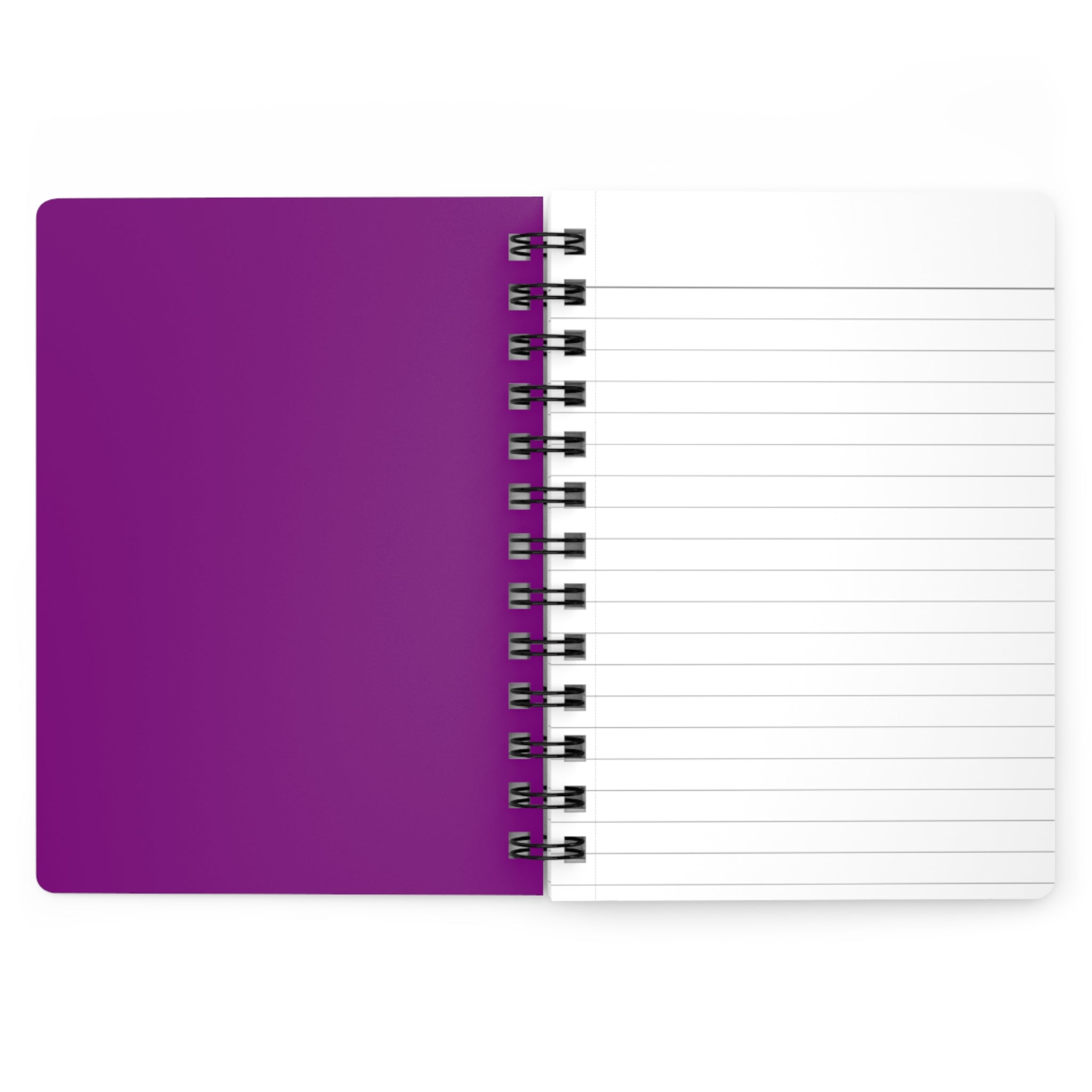 Purple Bright Spiral Journal — Spiral Bound Notebook