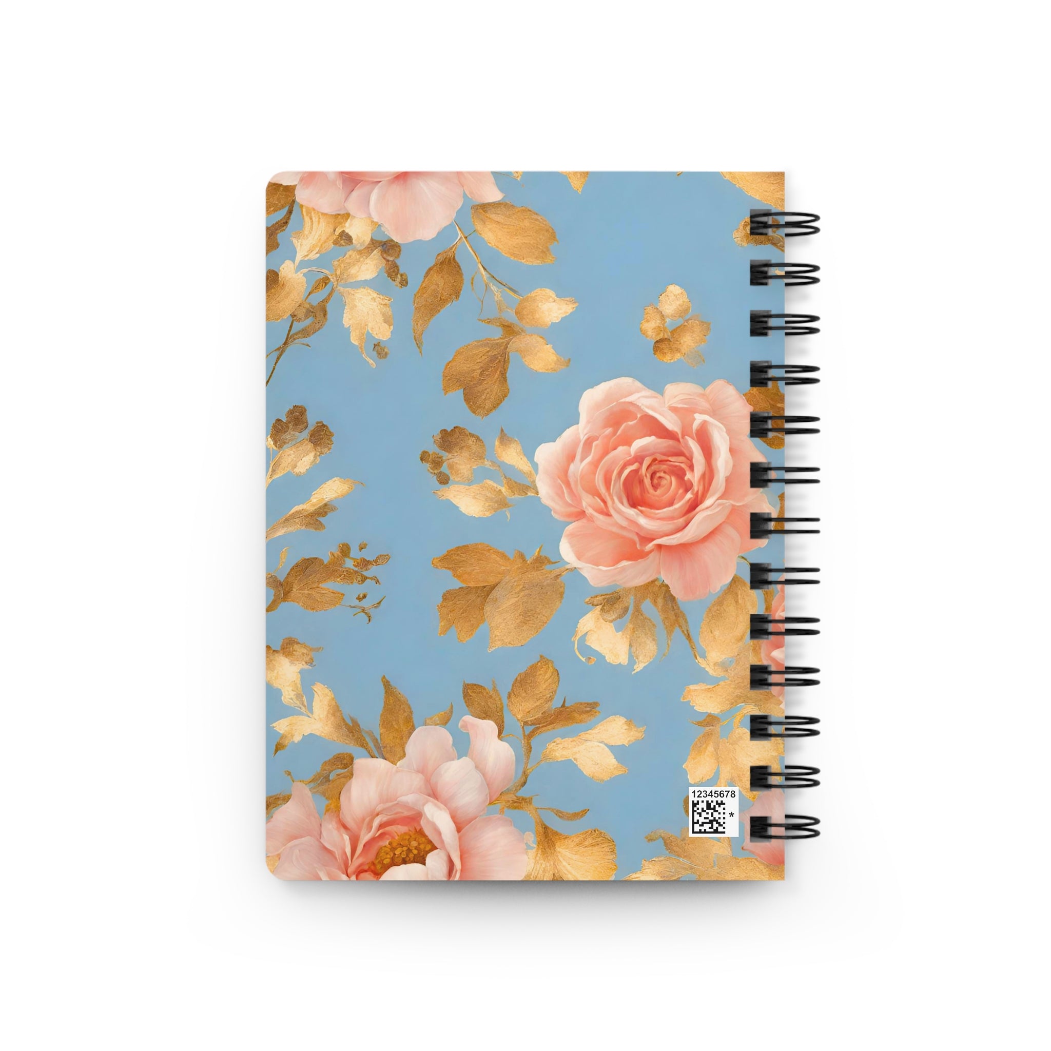 Peach Bloom Floral Notebook | Spring Journal | Colorful Botanical Stationery Gift