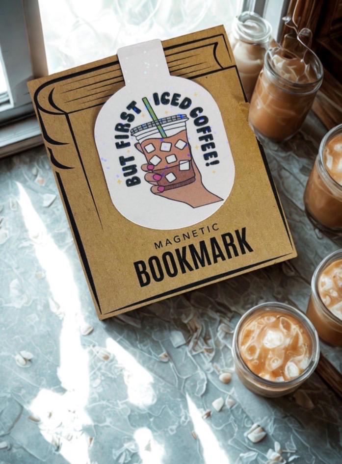 Holographic Coffee Magnetic Bookmark