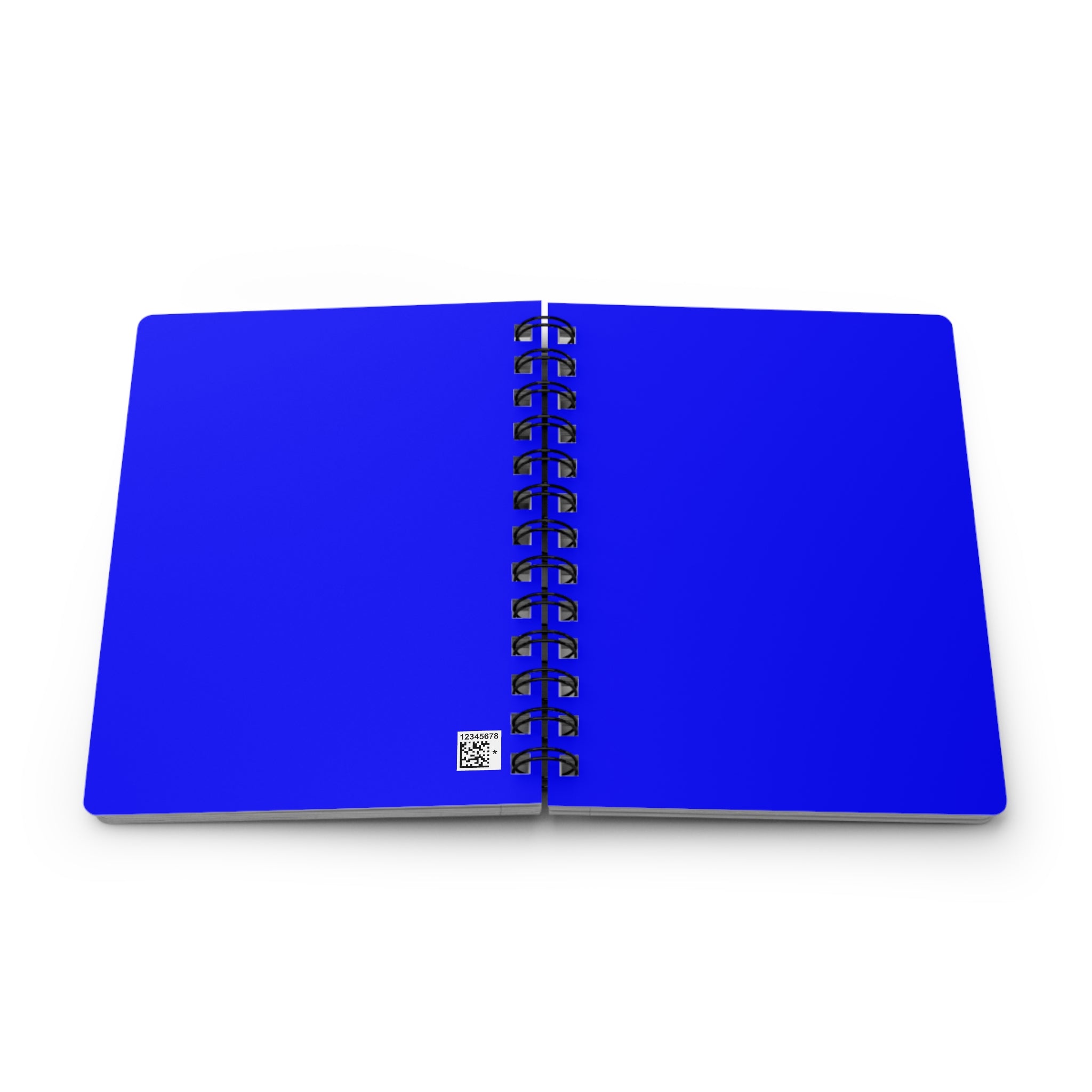 Blue Spiral Bound Journal — Blue Spiral Notebook