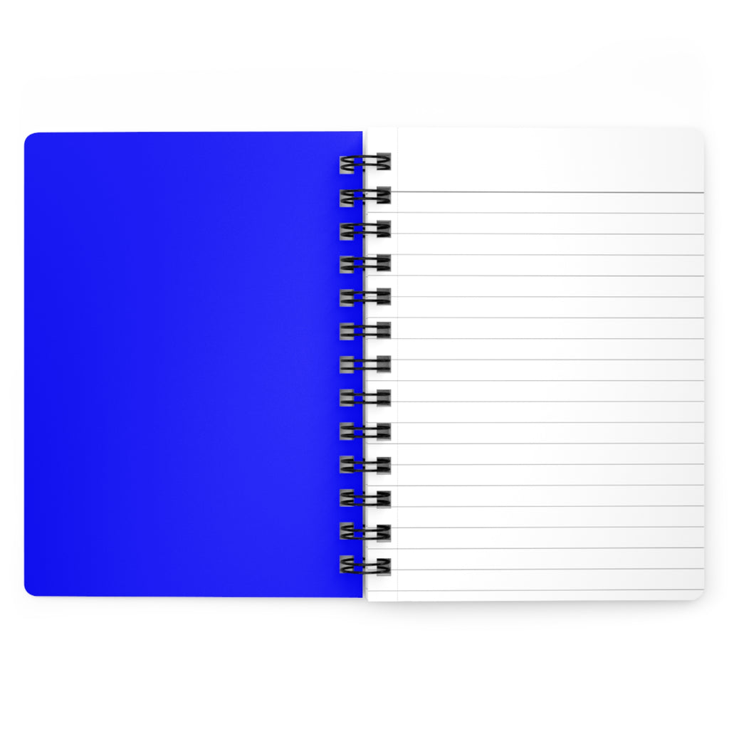 Blue Spiral Bound Journal — Blue Spiral Notebook