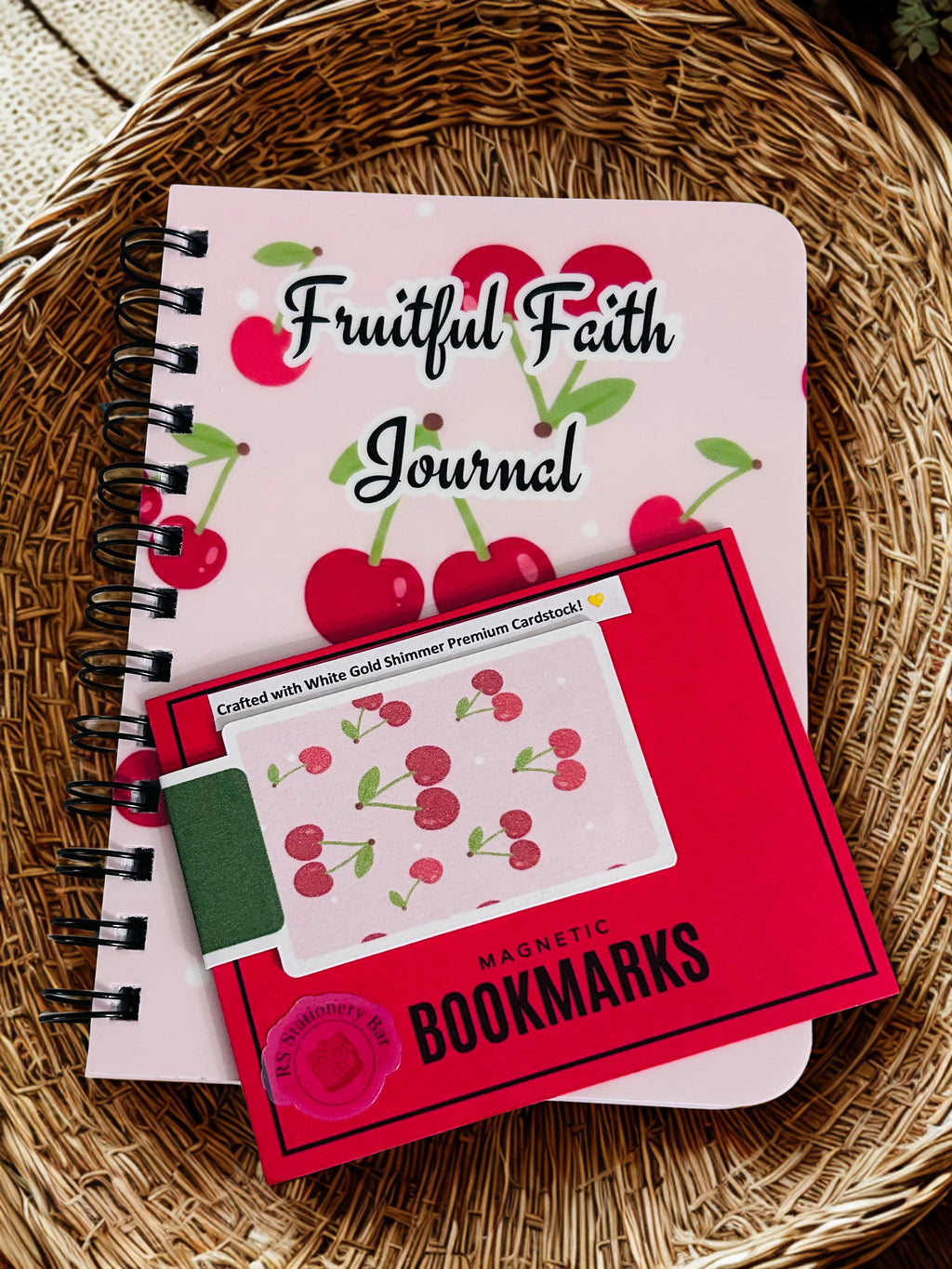 Cherry Pastel Fruitful Faith Journal