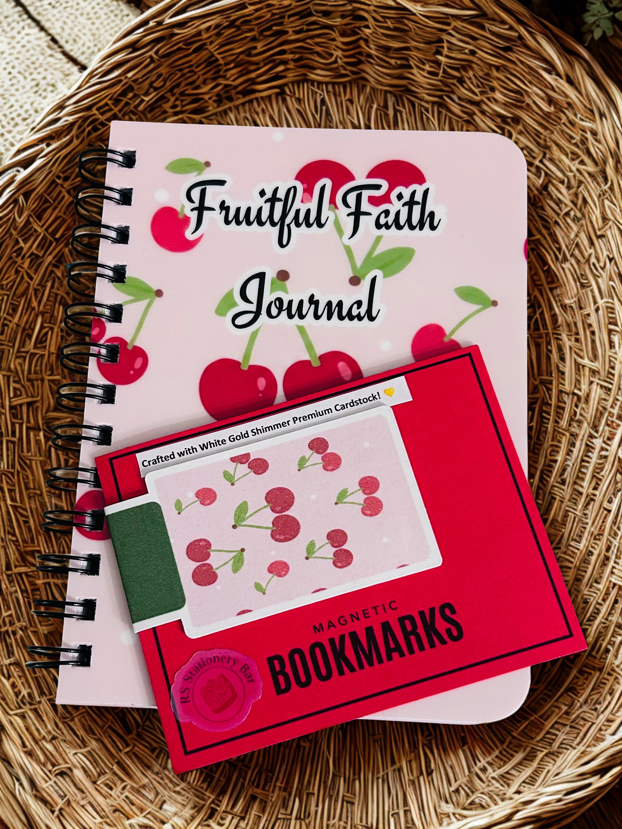 Cherry Pastel Fruitful Faith Journal