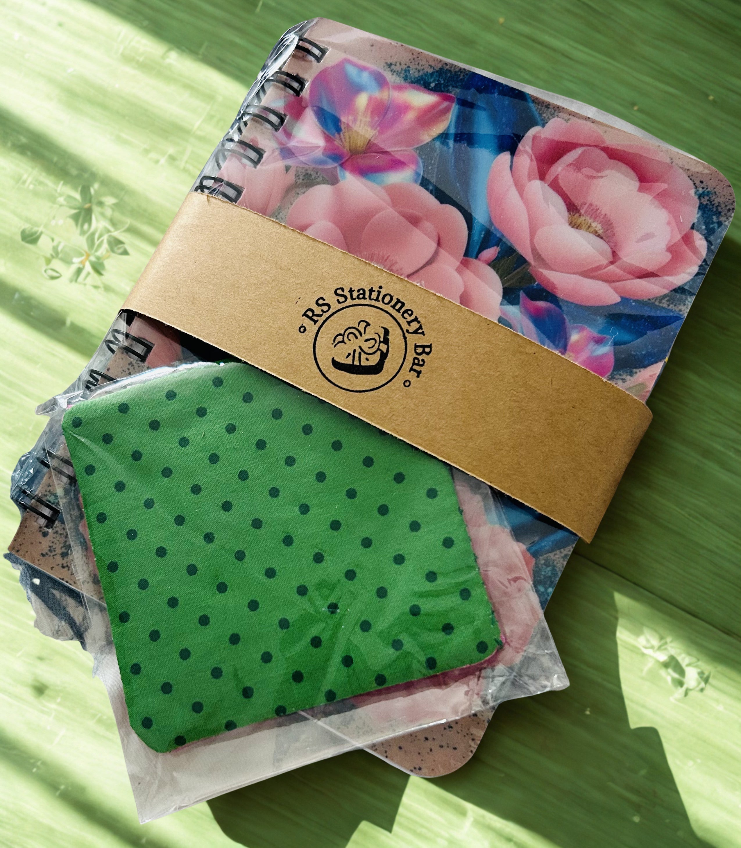 The Lined Floral Cotton Candy Petals Notebook Set
