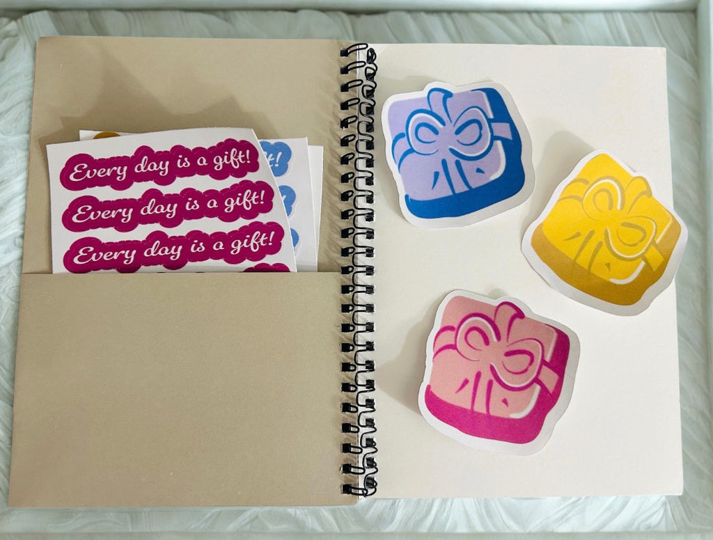 Journal Sticker Set – Inspiration & Planner Pastel Color Stickers