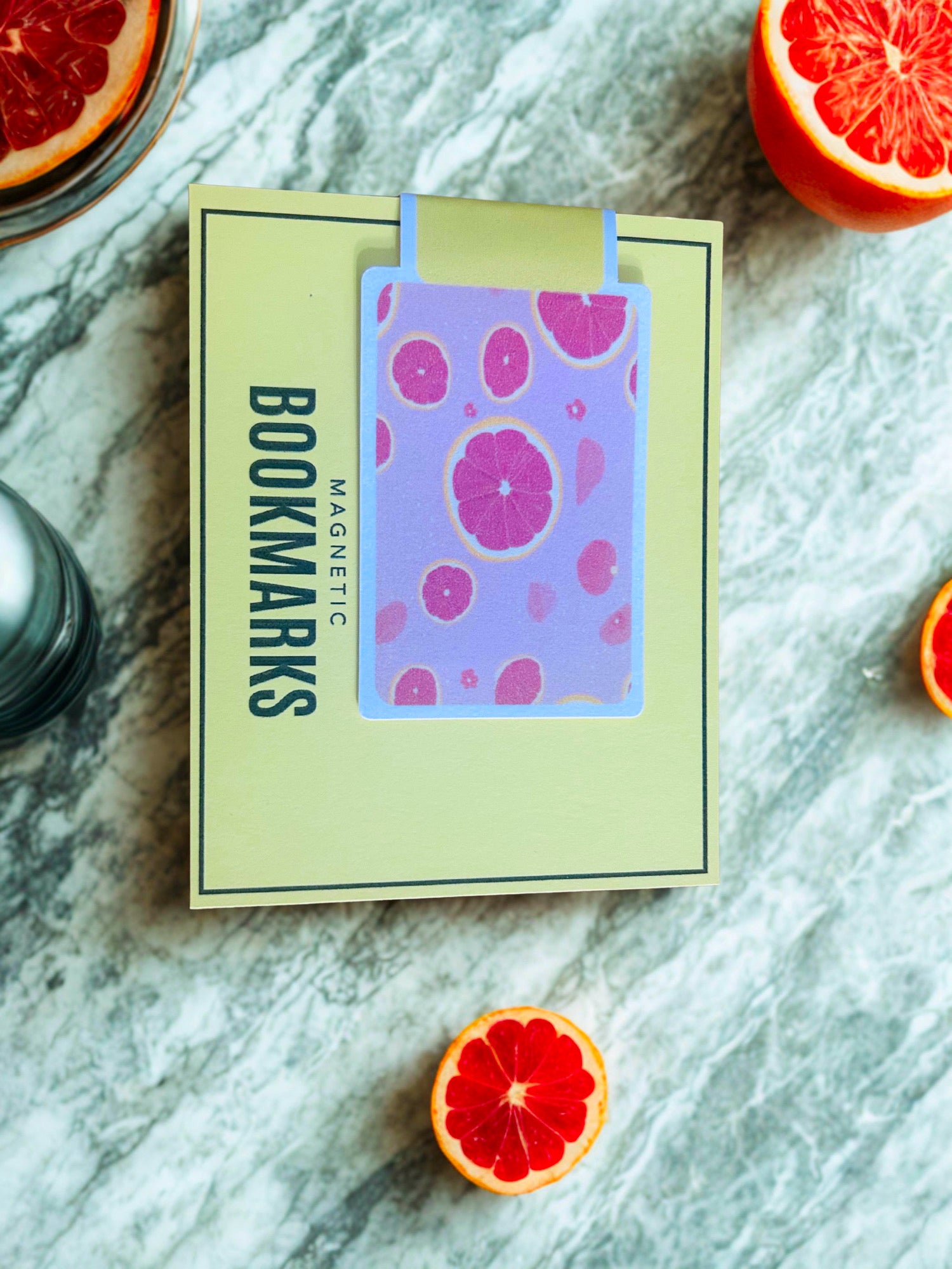 Pastel Fruit Magnetic Bookmark – Reversible Book & Planner Marker