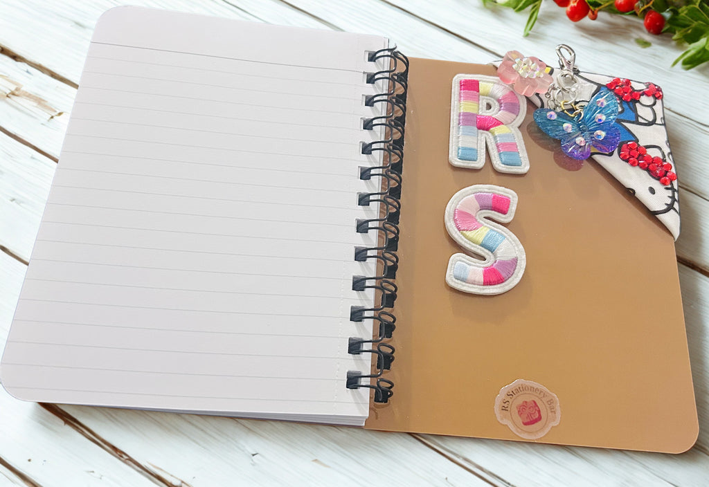 Glitter Paint Splash Colorful Notebook