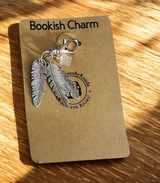 Bookish Reading Journal & eReader USB-C Port Charm