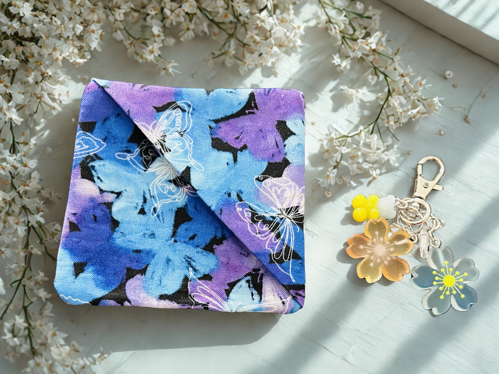 Butterfly Notebook and Butterfly Corner Bookmark & Decorative Charm Set