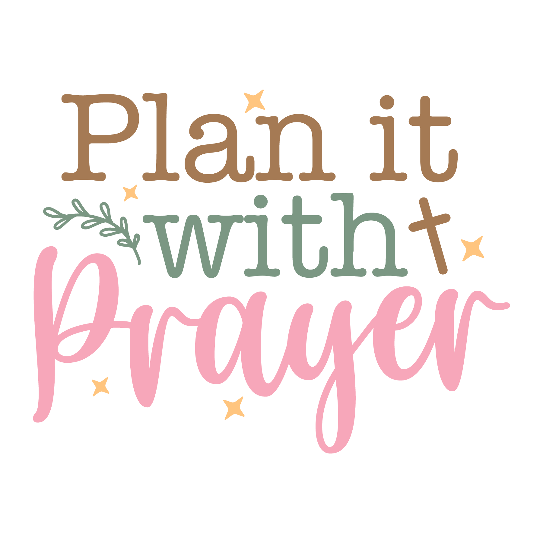 Inspirational Christian Stickers | Faith Journal & Planner Stickers