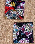 Sugar Skull Floral Corner Bookmarks – Cinco De Mayo Reader Gift Favors