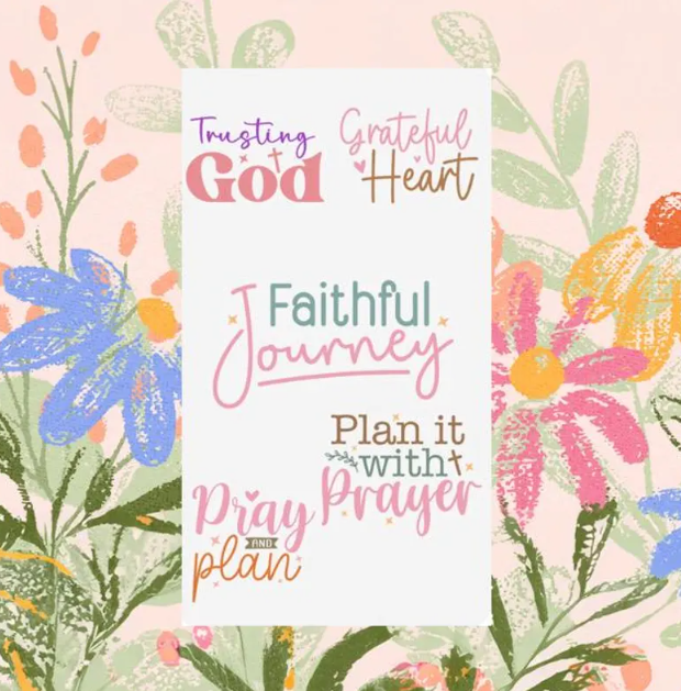 Inspirational Christian Stickers | Faith Journal & Planner Stickers